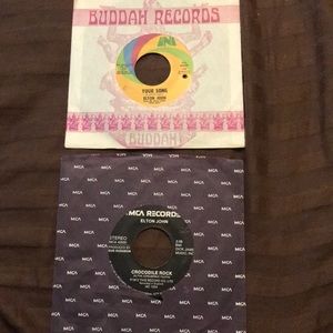 2 Elton John 45s